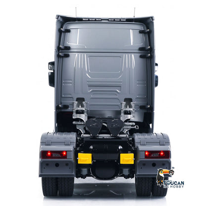 Metal Chassis Fifth Wheel 4X4 1/14 3Speed Radio Control Tractor Truck 770S Axle Locks Brushed ESC Motor Light System No Battery