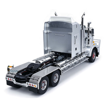 JDM 518K 6x4 1/14 Metal Remote Control Tractor Truck C509 2 Speed Gearbox RC Lorry Car Motor ESC Light Sound System RTR Model