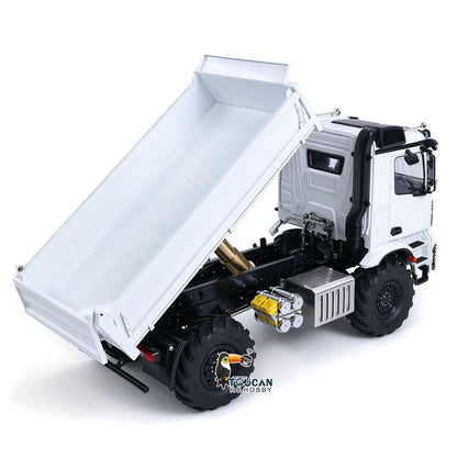 3363 MD 1/14 4x4 Metal Remote Control Hydraulic Dumper 2Speed Gearbox Differential Locks RC Tipper Model ST8 Radio Light Sound