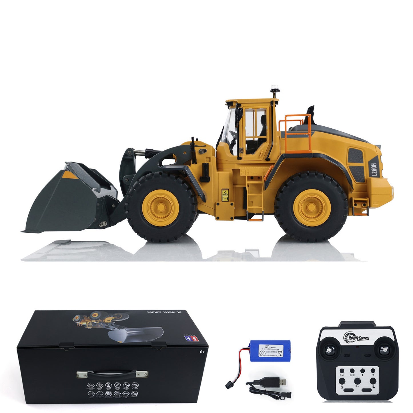 Second Hand US Stock L260H Loader 1/16 Double Eagle E592 RC Loader Remote Control Car Light Sound