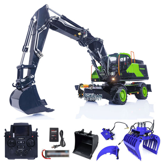 Excavatrice RC sur roues hydraulique 1/14 EC380 RC Engineering