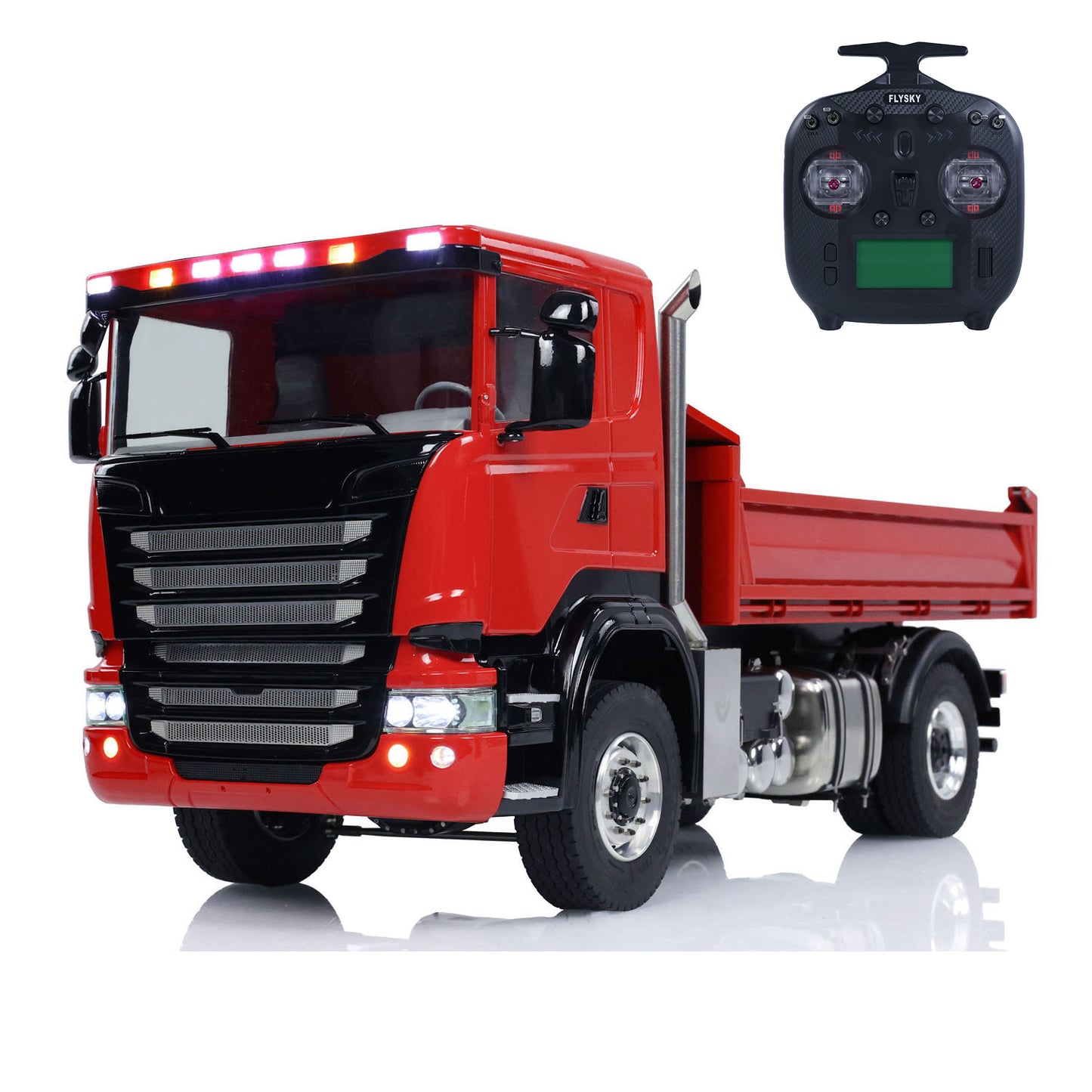 IN STOCK 1/14 4x4 RC Hydraulic RC Dumper Truck Low Roof