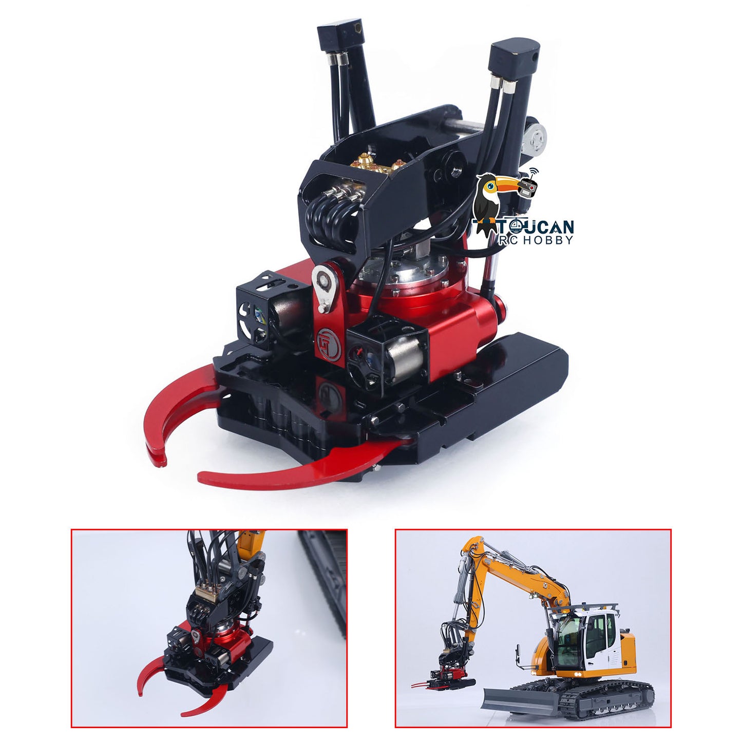 Metal Wrist Quick Release Coupler for LR914 PRO MAX 1/14 RC Hydraulic Excavator Remote Control Digger PL18EV LITE Radio Battery