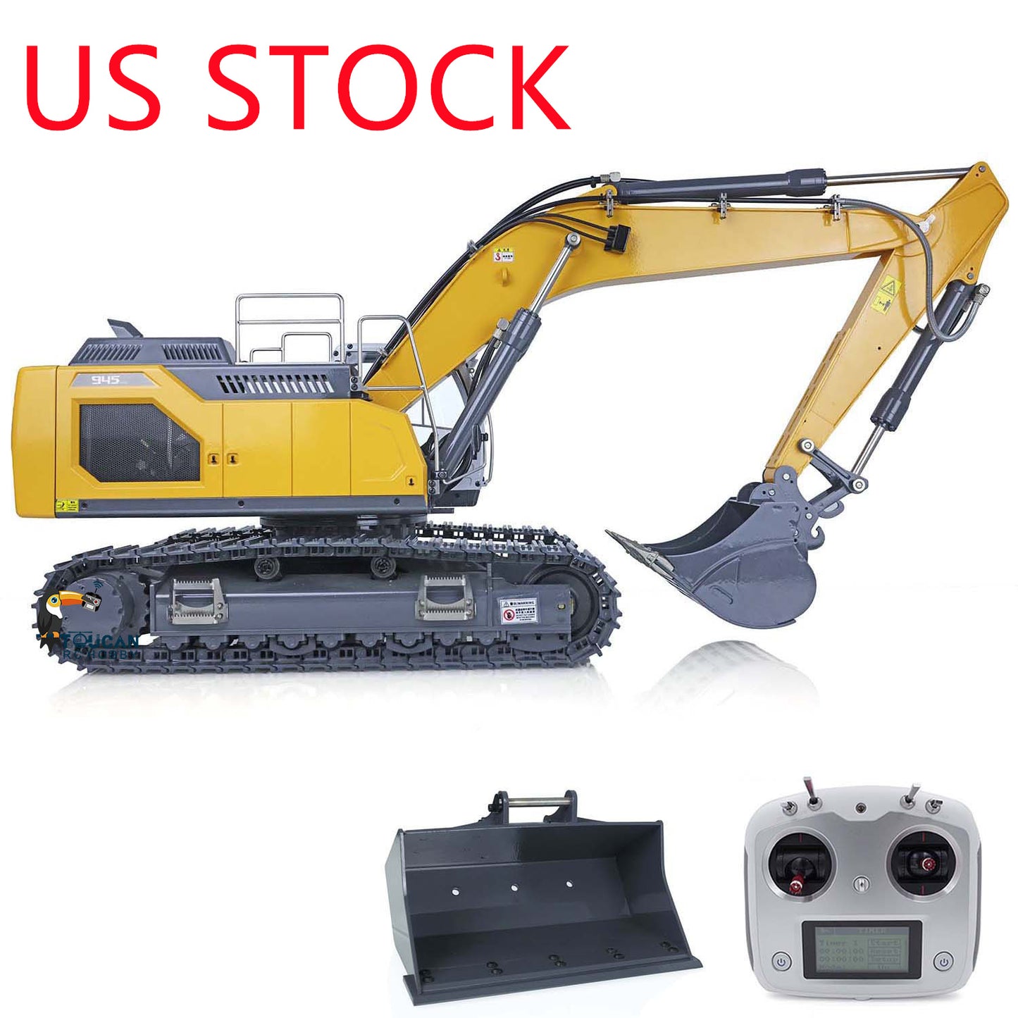 US STOCK 1/14 XDRC Hydraulic RC Excavator 945