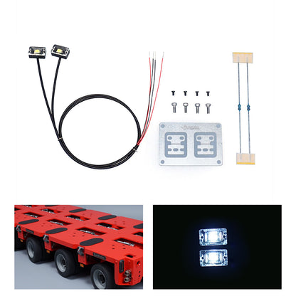 Plastic LED Clearance Lamp Side Marker Light 2.2V-3V for DIY TAMIYA 1:14 RC Tractor Truck Model 3348 FH16 Trailer Vehicle Car