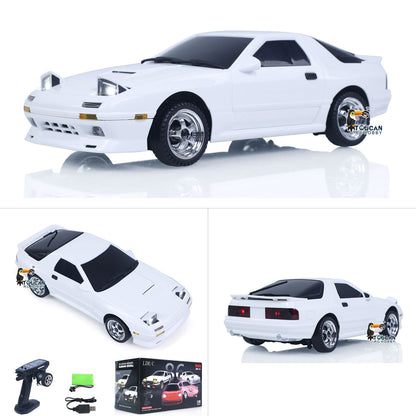 Fast Shipping LDRC 1/18 RX7 RC Racing Car RWD Gyroscope Wireless Control Drift Vehicles LD1802