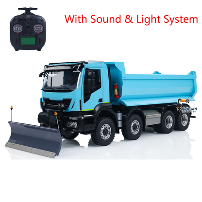1/14 8x8 Metall PNP Hydraulischer RC LKW Kipper mit 2-Gang Getriebe Getriebe Sound Light System