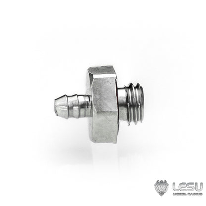 Buse droite LESU M3 en acier inoxydable pour tuyau d'huile hydraulique 2x1 mm pour camions RC
