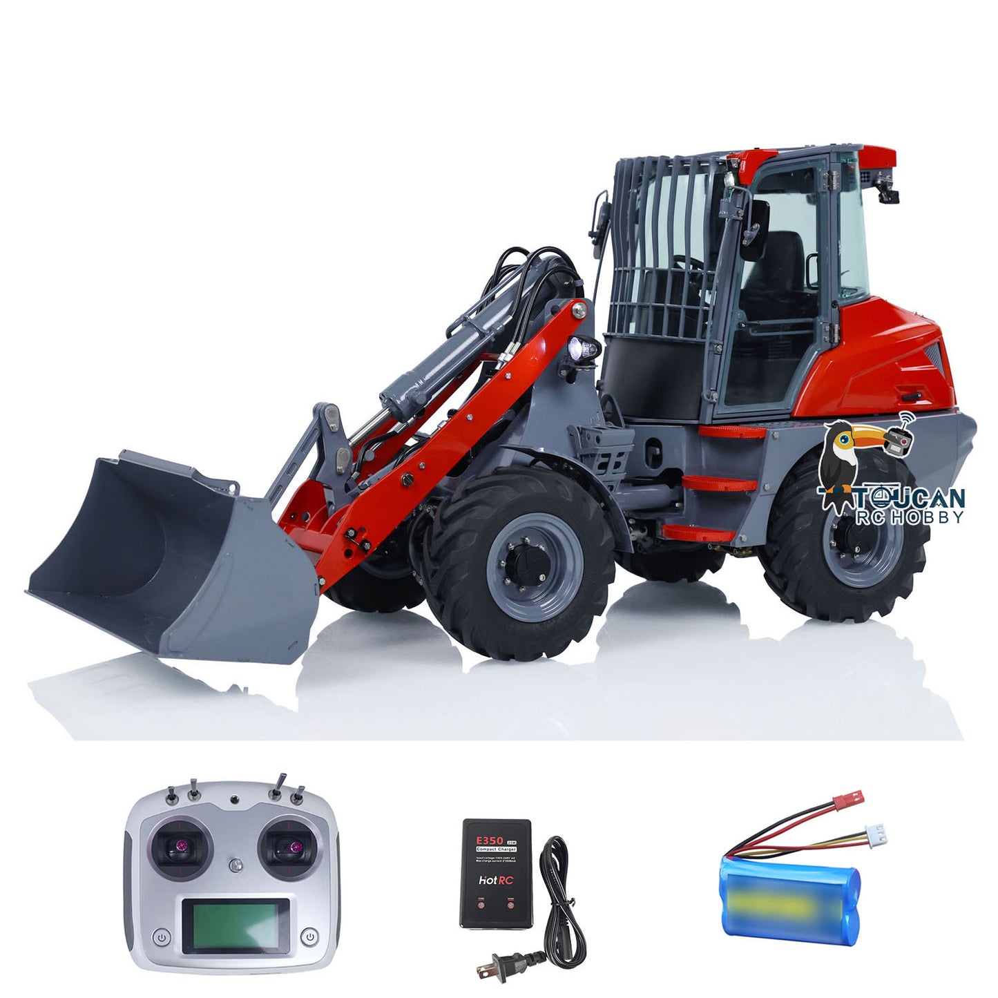 LESU Metal AOUE 1/14 MCL8 RTR Hydraulic RC Loader A0015