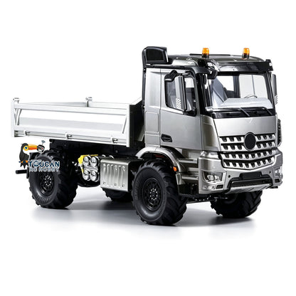 3363 MD 1/14 4x4 Metal Remote Control Hydraulic Dumper 2Speed Gearbox Differential Locks RC Tipper Model ST8 Radio Light Sound
