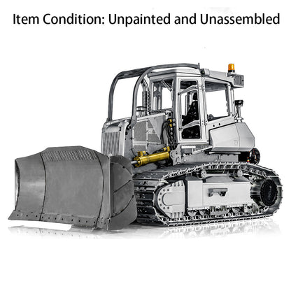 IN STOCK LESU 1/14 Aoue 850K Unpainted Unassembled KIT RC Hydraulic Dozer Bulldozer 850K