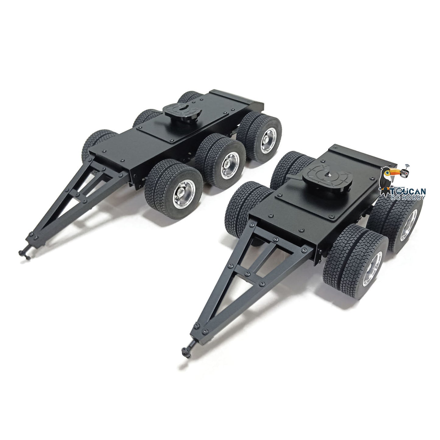 1/14 3-Achs-Anhänger aus Metall mit Sattelkupplung