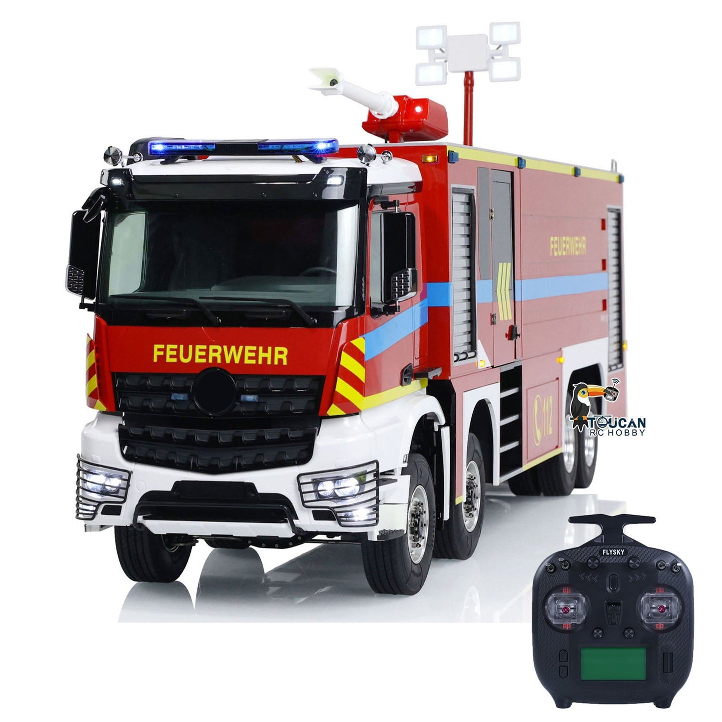 Camion de pompiers télécommandé 1/14 8x8