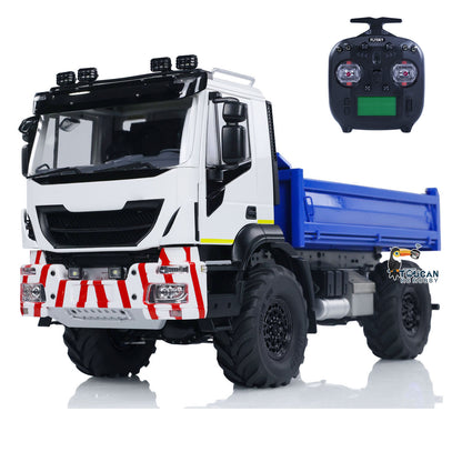 4x4 1/14 RC Hydraulic Dumper Trucks Metal Remote Control Dump Car Tipper Models