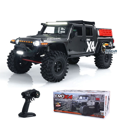 US STOCK CORSSRC 1/8 RC 4WD EMO X4 Off-road Vehicle 4x4 Radio Control Crawler Lights