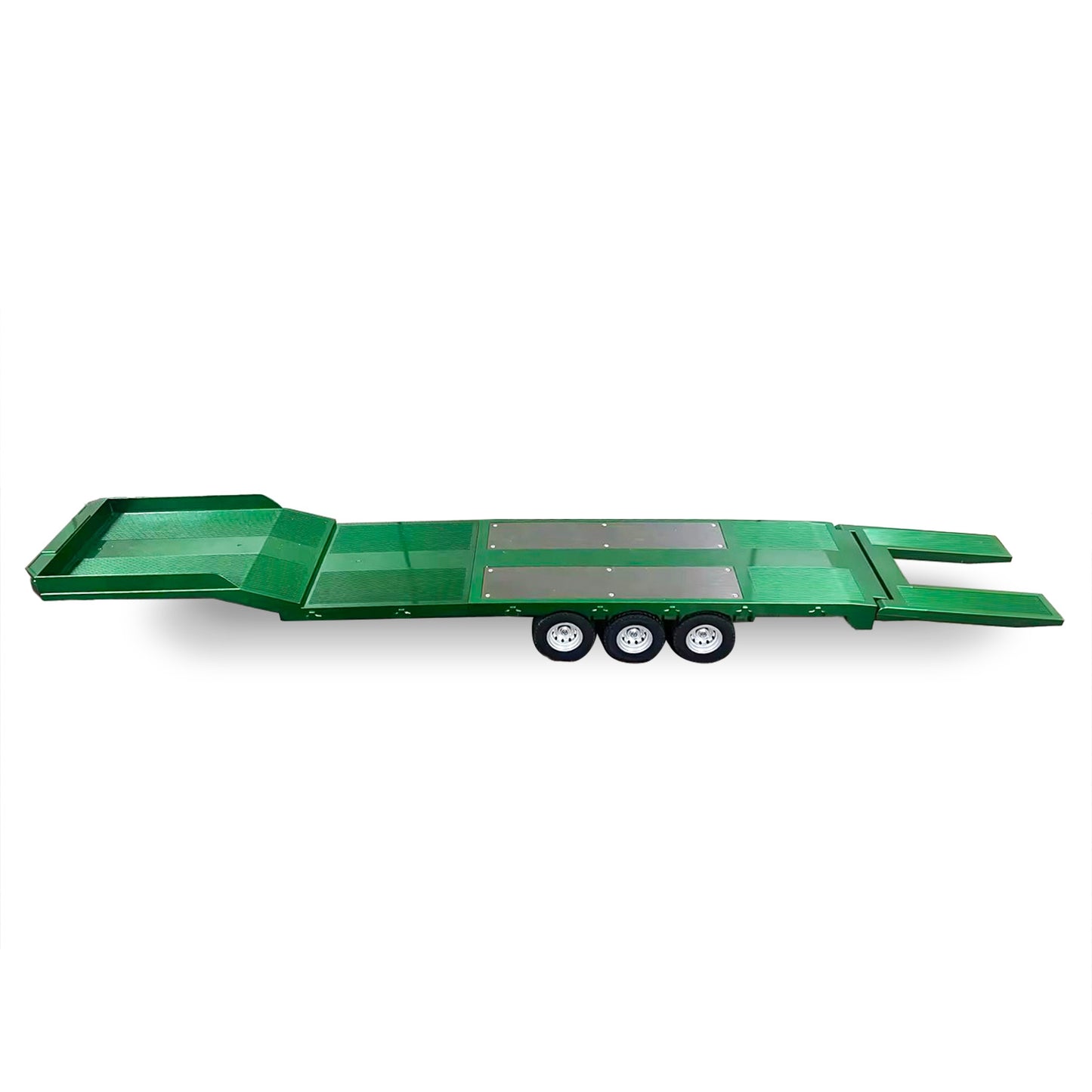 3 Axle Plastic Semi Trailer Flatbed 1502 for 1/18 Remote Control Tractor Truck HUINA 1501 RC Lorry Car Model Upgrade Parts