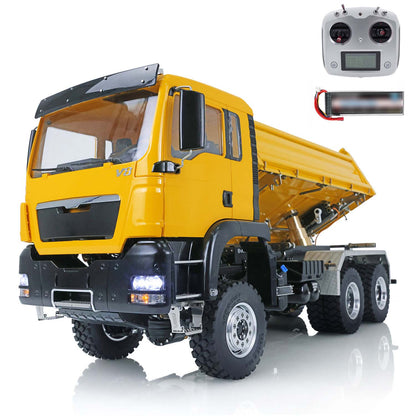 IN STOCK LESU Metal 1/14 TGS 3-way RC Hydraulic Dumper Truck Z0018