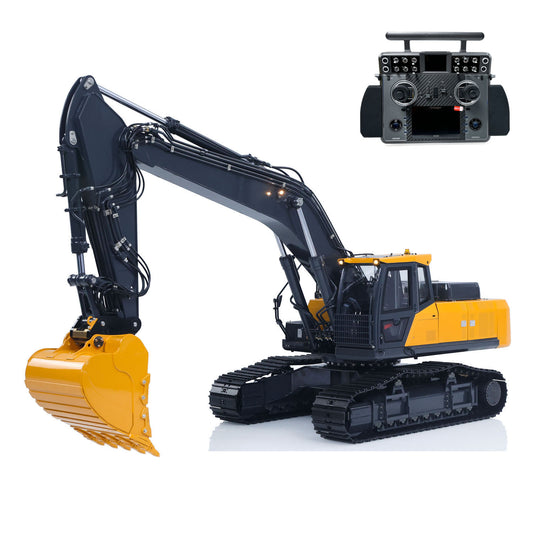 Metal 1/14 Super Frog Remote Control Hydraulic Excavator E400 Pro 9CH Valves RC Digger Stainless Steel Arm Frsky XE Radio