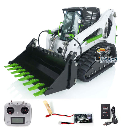 LESU 1/14 RC Metal Hydraulic Aoue LT5 Painted Assembled RTR Tracked Skid Steer Loader B0008