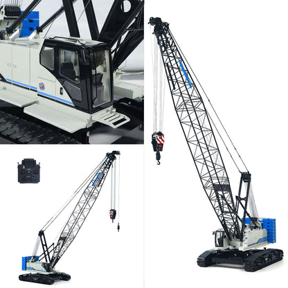 Metal 1/14 RC Hydraulic Crawler Crane C1200 Remote Control Construction Vehicle Ready to Run Flysky PL18 LITE Radio Brushless Motor Battery