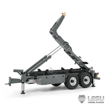 Deposit New Product Pre-order LESU 1/14 Metal Full Dump Semi Trailer RC Construction Vehicle
