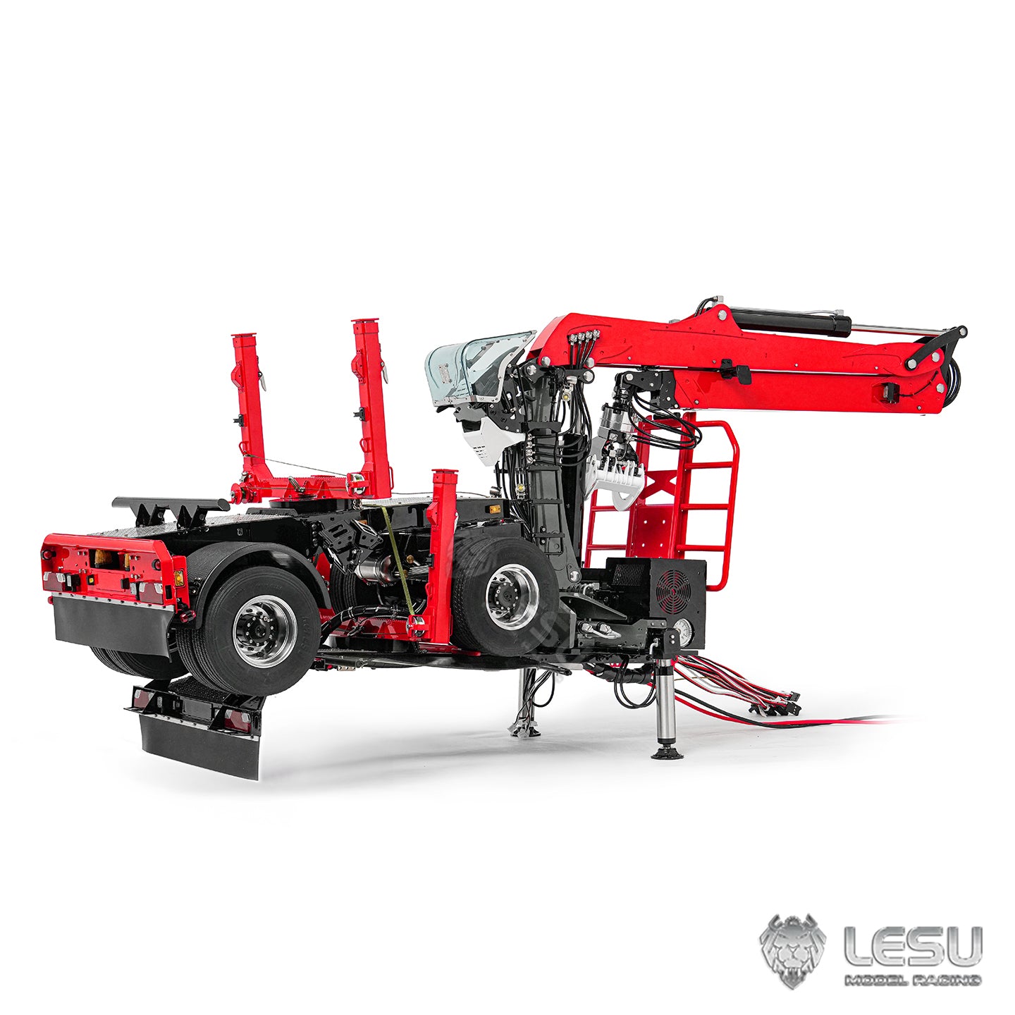 Deposit New Product Pre-order LESU 1/14 Metal Long Log Trailer RC Model