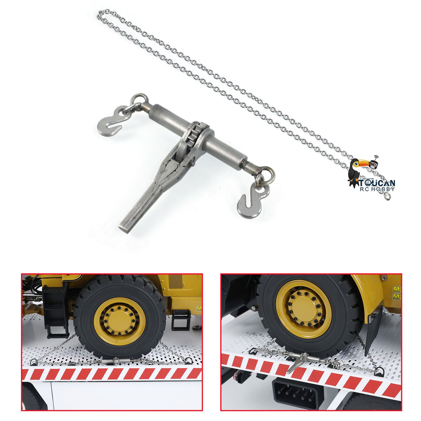 Metal Ratchet Chain Binders Load Tensioner  Metal Hook