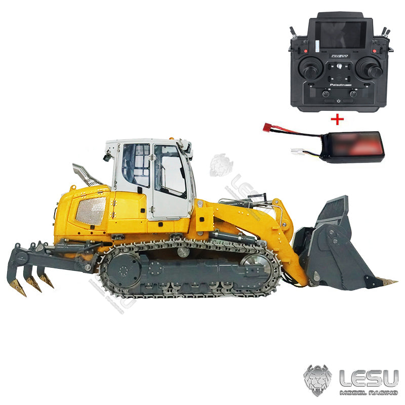 US STOCK LESU 1/14 Metal Hydraulic RC Loader Battery PL18EV LITE Ripper of Liebherr 636