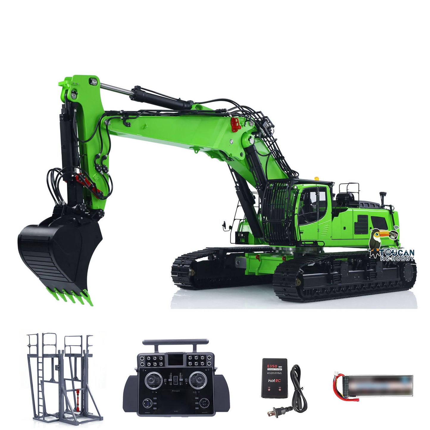 LESU LR960 Digger 1/14 RC Full Hydraulic Excavator Battery Construction Vehicle