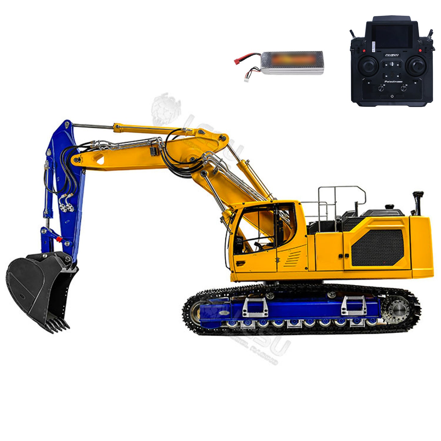 1/14 LESU RC Hydraulic Diggers LR945 3 Arms RTR Remote Control Excavator Model