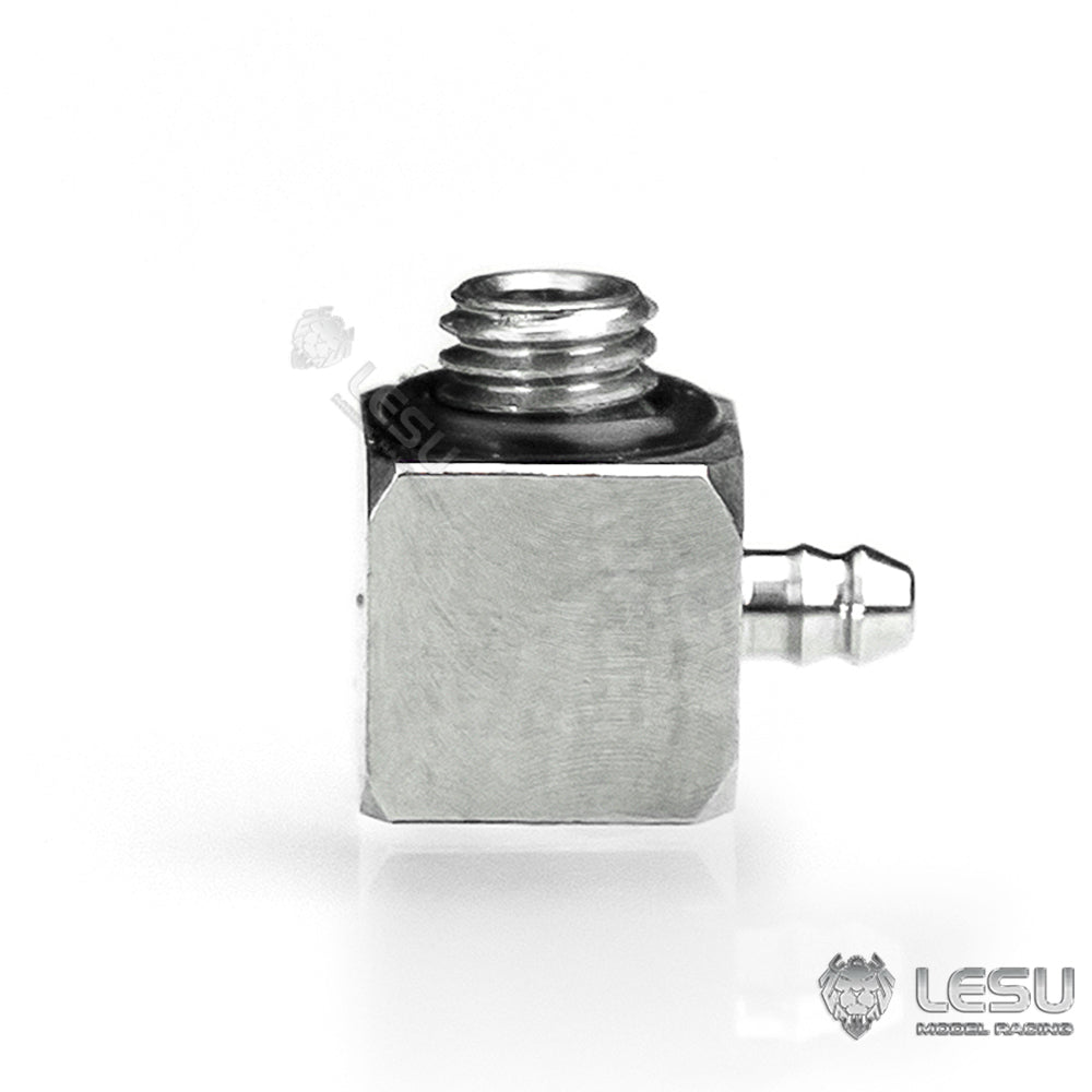 LESU M3 Straight Nozzle Bent Nozzle Stainless Steel for 2x1mm Hydraulic Oil Hose RC Trucks