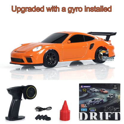 Fast Shipping Radio Control Mini Drift Race Car Gyro Radio Control 1:43 Toy Traffic Cones