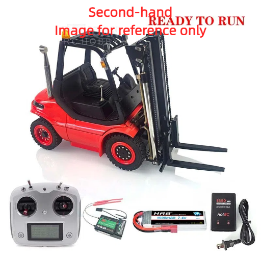 Second Hand Fast Shipping LESU 1/14 RC Hydraulic Forklift Transfer Painted Car RTR Truck Motor Light