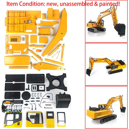 1/14 LESU PC360 RC Hydraulic Excavator Metal Body Sprocket Pump Painted