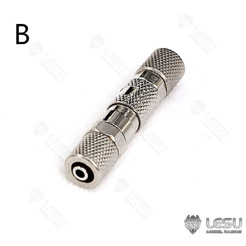 Metal 1/14 LESU Tubing Connector / Plugging Nozzle for TAMIYA RC Dumper Truck Hydraulic System