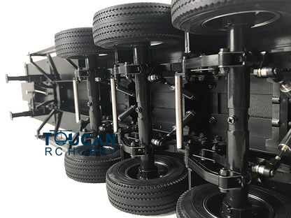 Fast Shipping TOUCAN RC Chassis Flatbed Semi Trailer for DIY TAMIYA Model 1/14 Tractor Truck