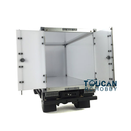 US STOCK TOUCAN 1/14 RC 2Axles Delivery Truck KIT Container DIY Tractor Model Motor