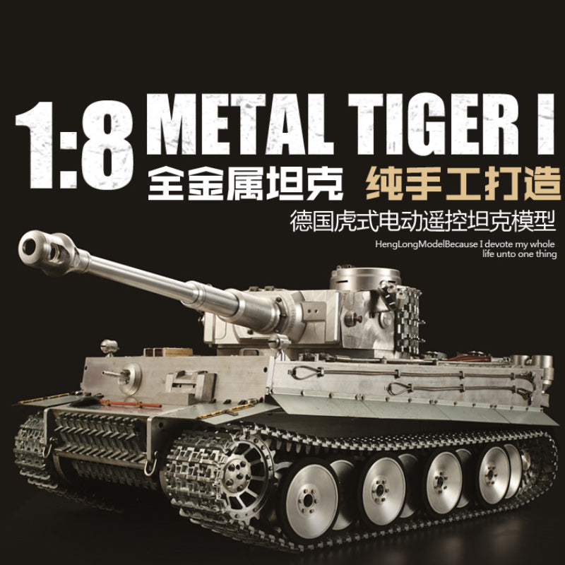 IN STOCK 1/8 Scale Henglong Full Metal German Tiger I RTR RC Tank 3818