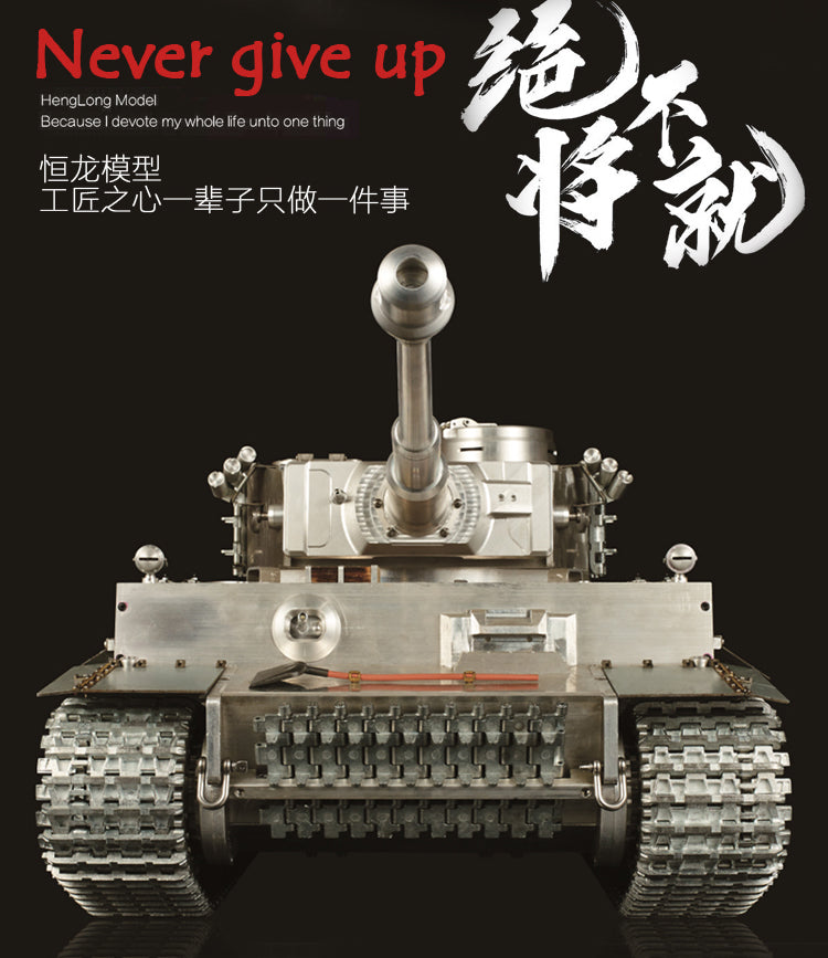 IN STOCK 1/8 Scale Henglong Full Metal German Tiger I RTR RC Tank 3818