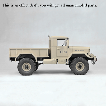 CROSSRC 1/10 HC4 4WD RC Off Road Military Truck KIT