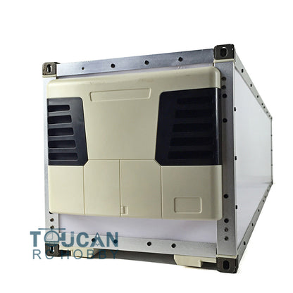 US Stock TOUCAN 1/14 40ft Reefer Container Uassembled for DIY TAMIYA Semi Trailer Tractor Truck KIT