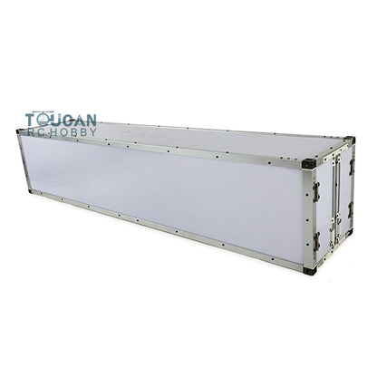 US Stock TOUCAN 1/14 40ft Reefer Container Uassembled for DIY TAMIYA Semi Trailer Tractor Truck KIT