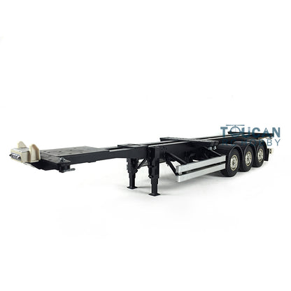 Fast Shipping TOUCAN 40ft Chassis Model for 1/14 DIY TAMIYA Tractor Truck Semi Trailer Car