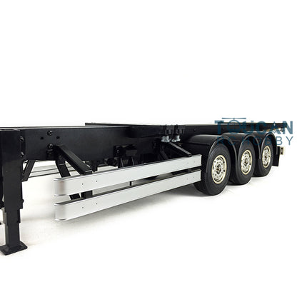 Fast Shipping TOUCAN 40ft Chassis Model for 1/14 DIY TAMIYA Tractor Truck Semi Trailer Car