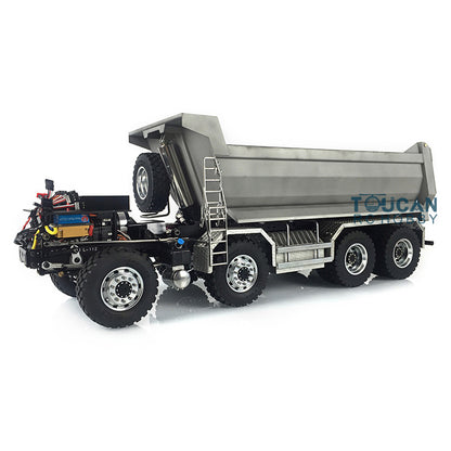 LESU 8*8 Front Hydraulic Dumper Truck Tipper 1/14 RC TAMIYA MAN Model Metal DIY