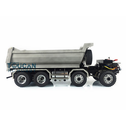 LESU 8*8 Front Hydraulic Dumper Truck Tipper 1/14 RC TAMIYA MAN Model Metal DIY