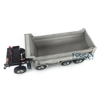 LESU 8*8 Front Hydraulic Dumper Truck Tipper 1/14 RC TAMIYA MAN Model Metal DIY
