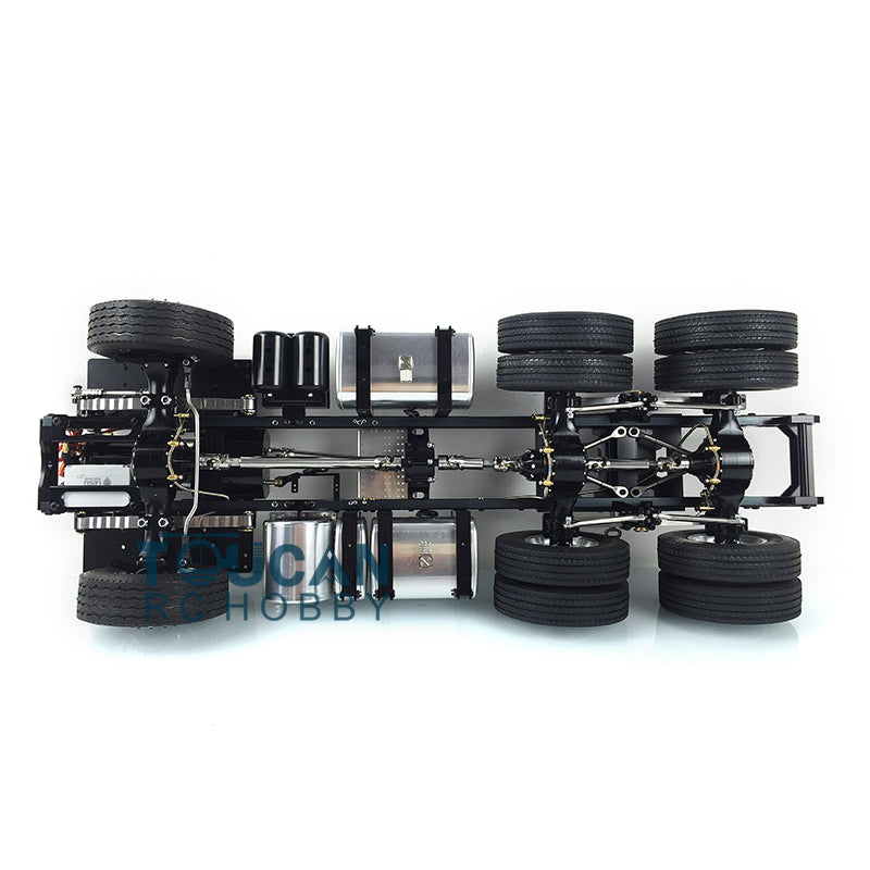 LESU 1/14 RC 6*6 Metal Chassis for DIY TAMIYA Model Tractor Truck Dumper