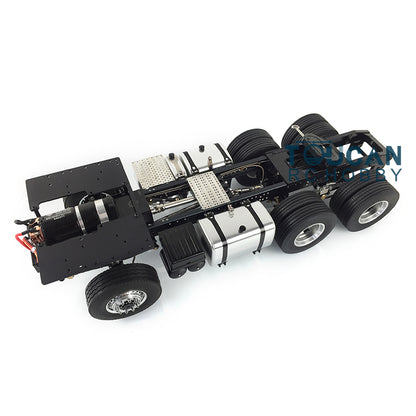 LESU 1/14 RC 6*6 Metal Chassis for DIY TAMIYA Model Tractor Truck Dumper