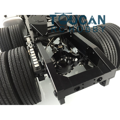 LESU 1/14 RC 6*6 Metal Chassis for DIY TAMIYA Model Tractor Truck Dumper